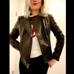 NWOT Wilson’s Leather Quilted Moto Jacket